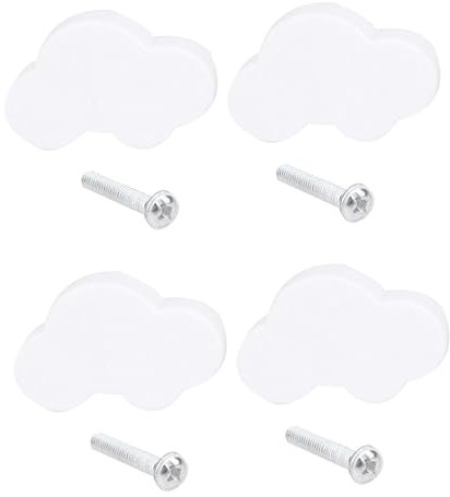 jojofuny 4pcs Unique Fashion Boys and Girls Drawer Pull Knob Cartoon Handle for Cupboard Door