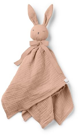 Elodie Details Schnuffeltuch, Schmusedecke, Baby Blinkie Schmusetuch aus 100% Öko-Tex & Bio-Baumwolle - Extraweicher & Waschbar - Kuscheltuch Schlaftier für Babys & Kleinkinder - Blushing Pink