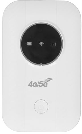 Hotspot Mobile WiFi 4G LTE, Périphérique Hotspot WiFi débloqué, Routeur Réseau sans Fil Haut Débit 300 Mbps avec Emplacement pour Carte SIM, Connectez jusqu'à 10 Appareils