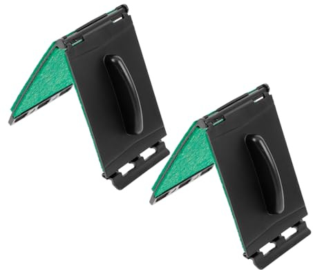 Gitarrensaitenreiniger für Gitarre und Bass Schwarz | Abs mit Faser, Ergonomischer Griff, für Wartung, Leicht zu Nutzen, 2 Stück