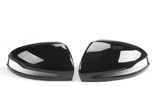 Lock för backspegel För Mercedes För Benz E GLC SC Klass W205 W213 X253 W222 W238 LHD Bil Backspegelkåpa Vinglock Exteriörtrim Bakre Sidospegel Kåpa(Gloss Black)