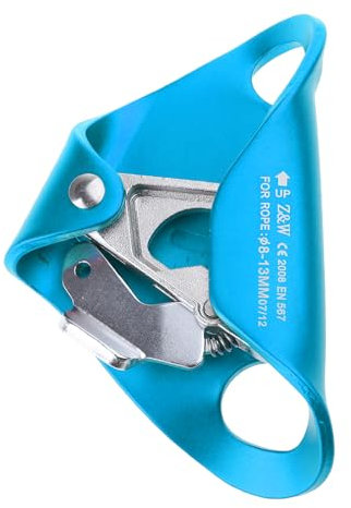 ZEPFJHE Kletterausrüstung für Brustaufsteiger, Bauch, Seilklemme, Kletterausrüstung, Baumpfleger, Kletterausrüstung, Abseilausrüstung