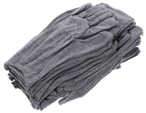 SOLUSTRE 12stücke Baumwoll-handschuhe Für Mechaniker Und Gartenarbeit Mit Rutschfester Handfläche Atmungsaktiv Für Industrie Und Lager