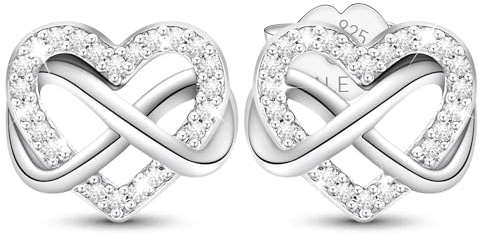 Sterling Silber Hoop Huggies Ohrringe,Sterling Silber Moments-Kollektion Einzigartige Handwerkskunst Halskette,Moments-Kollektion Ohrringe für Damen