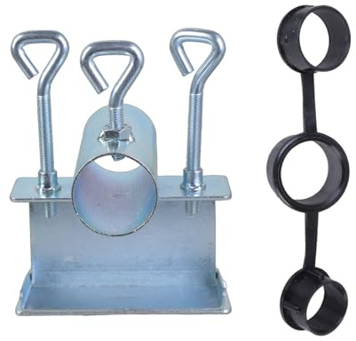 Supporto per ombrellone e anelli per ombrellone, fissaggio per ringhiere del balcone, con materiali ad alta resistenza, per giardino, patio, ristorante, base per ombrellone