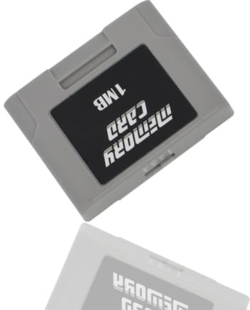 1MB Memory Pak, for N64 Memory Card, Storage Expansion Card, Compatible with Nintendo N64 Controller