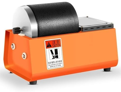 Pulidora rocas, juego rodillos, velocidad ajustable, capacidad del tambor: 2500 gramos, vibración uniforme, bajo nivel ruido,gran potencia,ideal for pulir rocas,joyas y monedas piedra