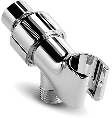 3 Way Pomme de douche Vanne de dérivation T Connecteur douche Adaptateur réglable Bras de douche Mounted douche support de la tête for la toilette Bidet(A2)