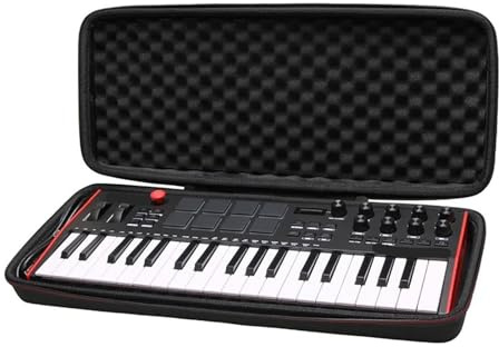 MIDI Keyboard Case EVA Hard Case for MIDI Controller Protective Carrying Storage Bag Only Padded Electric Piano