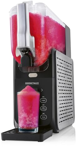 GOURMETmaxx FreezeUp Slush Eis Maschine | Slush Ice Maker mit 5 Modi | Slushmaschine für Slushies, Milchshakes, Softeis etc. | Slush Maker elektrisch – 2,8 L | Eismaschine Slush für bis zu 10 Personen