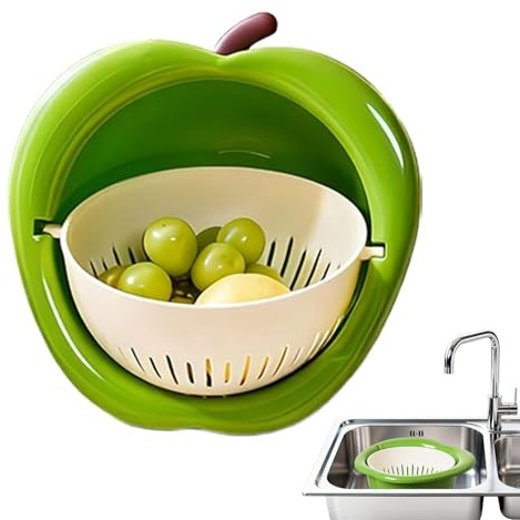 per Lavare Frutta | Passino per Mescolare Multifunzionale Spesso,Scolapasta da Cucina e Comodo Passino per Alimenti | per Frutti di Bosco Freschi Insalate Pasta Spaghetti e Lattuga