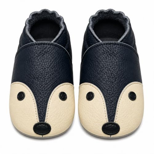 YIHAKIDS Bébé Filles Garçons Chaussures | Cuir Souple Enfant Chaussons Cuir Doux Chaussures Premiers Pas