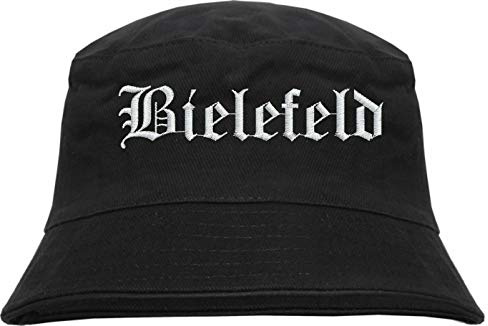HB_Druck Bielefeld Fischerhut - Bucket Hat - Bestickt - Schwarz S/M