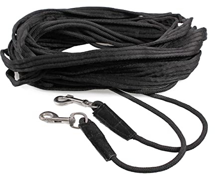 QHP Doppellonge Schwarz 16m