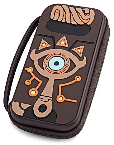 Nintendo Switch Hard Travel Carry Case Shell Pouch Embossed with Zelda Breath of The Wild, Protective Portable Carry Case for Console & Accessories
