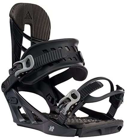 K2 Sonic 11G1005 - Fijaciones para Snowboard para Hombre, Color Negro
