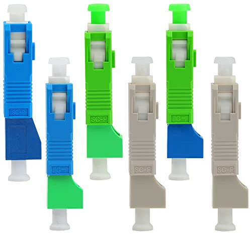 Adaptateur fibre SC (mâle) vers LC (femelle) convertisseur APC/UPC monomode et multimode hybride combinaison adaptateur optique