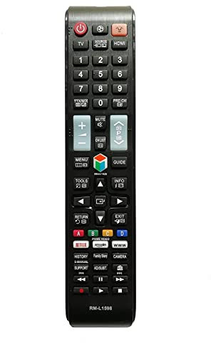 REMOtech Universal Fernbedienung - Kompatibel mit allen Samsung TV - Funktioniert wie eine Original Samsung Fernbedienung