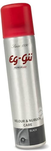 Eg-Gü Wildleder Imprägnierspray Schuhpflege – Lang anhaltender Schutz – Für Nubuk-, Rau- und Veloursleder, 250 ml