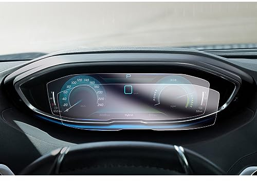 GAFAT Compatible avec Peugeot 3008 5008 GT Line 2016-2023 2024 12,3 Digital Cockpit Films de Protection d'Écran, 3008 i-Cockpit Nano Film, Anti-chocs, 6H Anti-Rayures [Lot de 2]