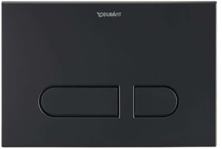 Duravit DuraSystem placa de accionamiento A1 mecánico para WC, 217x146,5 mm, plástico, WD50010, Color: Negro Mate