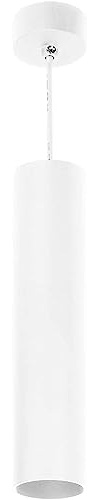 Miratic GU10 Pendelleuchte - max. 35W (Standard-Glühbirne) 7W (LED-Glühbirne) IP20 Rund Aluminium (Glühbirne separat gekauft) (Weiss)