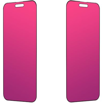 EGKimBa Privacy Screen Protector for iPhone 16 Pro Max, 6.9 inch Gradient Anti-Blue Light Tempered Glass - 2 Packs