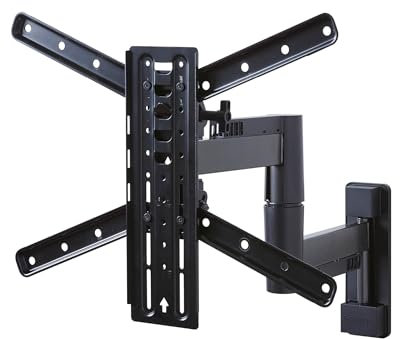 SANUS VuePoint FMF319-B2 Full-motion wall mount for most 32 – 55 flat-panel TVs up to 55 lb