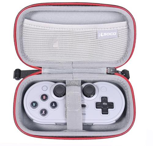 RLSOCO Carrying Case for 8BitDo SN30 Pro/Micro/M30 Bluetooth Controller (Case Only)