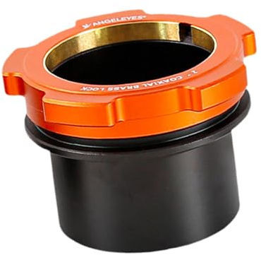 predolo Manicotto di bloccaggio coassiale da 2 Pollici Accessori astronomici Parte Facile da Montare Adattatore di Ricambio Professionale per telescopi, Orangina