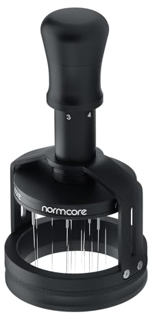 Normcore 58 mm konzentrisches Nadelverteilerwerkzeug V3, Espresso WDT-Werkzeug mit Magnetfuß, verstellbare Tiefe Kaffeerührer, Verteilungswerkzeug für Baristas