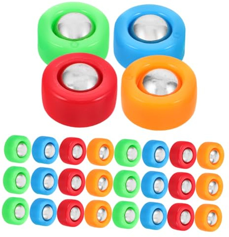 YARNOW 40 Piezas De Rodillos De Tejo De Repuesto Mini Accesorios para Curling Mesas De Tejo Mini Rodillos De Juego Accesorios De Mesa De Discos De Juego De De