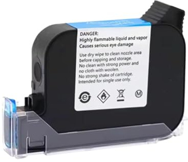 KRLAZdN Cartouche d'encre Noire 2588 + M 2588 2588 +, séchage Rapide, Eco solvant, Hauteur d'impression 12.7mm, Compatible avec imprimante Portable(Black-1pcs)