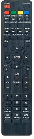 VINABTY Telecomando di Ricambio applicabile per NORDMENDE AKAI TV AKTV5537S ND50KS4100S AKTV5836S AKTV4622S AKTV5036S ND39S3100S-SMART