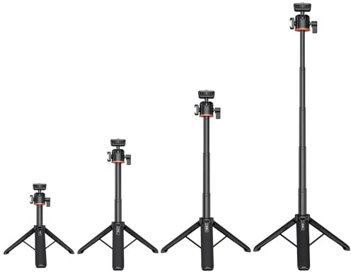 Walmeck VRIG TP-06 Portabel Selfie Stick Stativ Aluminiumlegering Kulhuvud 360° Vridbar 55cm 1,5kg Ladda Vlogg Livestreaming Selfie Video