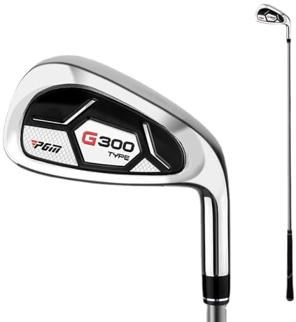 #5/#6/#7/#8/#9/#PW/#SW mazze da golf mazze da golf per allenamento destra/sinistra mazza da golf in ferro cunei da golf ad alta elasticità Club per esercizi (destra, #7 (acciaio))