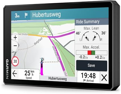 Garmin zūmo XT3-4,7-Zoll, Motorrad-Navi, HD-Farbdisplay, Satellitenbilder, Michelin-Strecken, vorinstallierte EU-Karte, Schräglagenanzeige, Verkehrs- und Wetteranzeige, Lap Time Übersicht