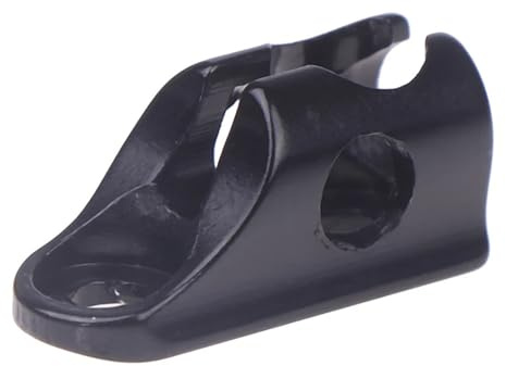 Generico Fermacavo e Gancio for Cavo Bici 1PC, Design a Cavo Singolo e Doppio, Accessori for Montaggio su Telaio(A)