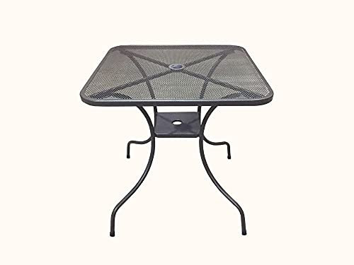 Gartentisch Metall ZWMT-60 - Quadrat 60 x 60 cm