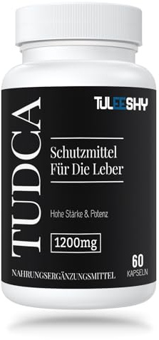 TUDCA-kapslar - ett gallsalttillskott för levern | 1200 mg per portion, 60 kapslar | Glutenfri och icke-GMO