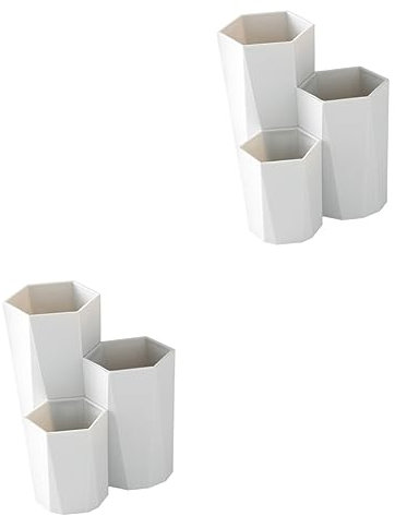 Ciieeo 2stücke Kosmetik Pinsel Aufbewahrung Box Kunststoff Stilvolles Design Für Schreibtisch Und Zuhause Perfekter Organizer Für Büroutensilien