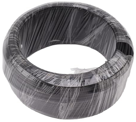 Alambre de Aluminio para Bonsái, Alambre de Entrenamiento de Aluminio Negro Inoxidable de 500 G para Horticultura de Jardín de árboles Bonsái (5,0 mm)