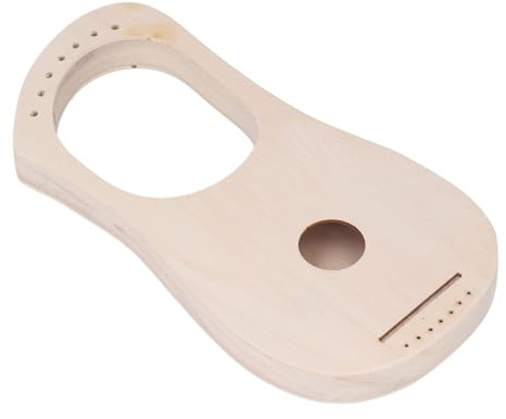 7-saitiges Lindenholz-Lyra-Harfen-Bausatz, Instrument mit Stimmschlüssel und Stegstiften, für Anfänger und Heimwerker