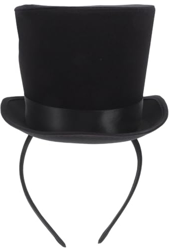 COSMEVIVI Banketthut Kleiner Tophat Für Party Und Festival Leichter Kostümhut Als Kopfschmuck Für Cosplay Bühne Fotoshootings Und Feierliche Anlässe 1 Stück