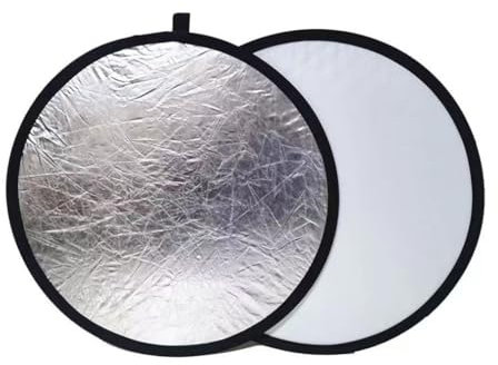 Wisafory 5 in 1 Reflektor Rund Fotografie Faltreflektor Lichtreflektor Faltbarer Reflector Zusammenklappbarer Tragbarer Reflektor für Foto Studio Beleuchtung Außenbeleuchtung 5 in 1 30cm