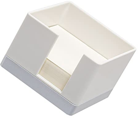 HONMEET Notizblock Organizer Satz Kleiner Memo Pad Halter Aus Gesundem Material Beige Mit Notizpapier Schreibwaren Organizer Für Schule Büro Und Haushalt