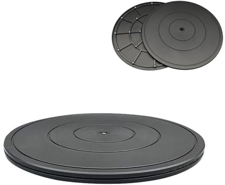 Piatto Girevole per Bonsai, Base Girevole Manuale, Supporto Girevole con Cuscinetti a Sfera, Vassoio Girevole da Tavolo, schermi Piatti, TV, Piante in Vaso