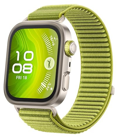 HUAWEI WATCH FIT 4 Pro Smart Watch, Outdoor Enthusiasts, 1.82 Sapphire Screen & Titanium, 9.3mm Thickness, ECG, up to 10 Days Battery Life, iOS & Android, +12 Month Extra Warranty