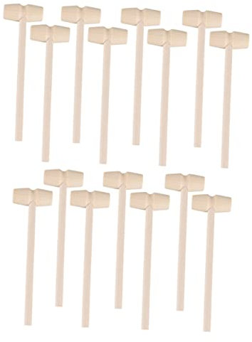 Yardwe 15 Stück Kleiner Hammer, Die Hämmern Mini-holzhammer Holzhammer Kinderhämmer Kinderhammer Kleine Holzhämmer Mini-holzhämmer Hölzern