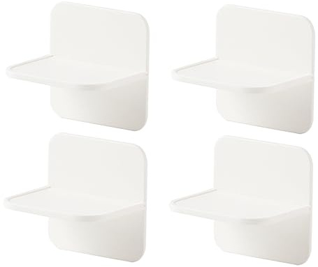 Toddmomy Protector de Seguridad para Bebés con 4 Piezas, Conector Anti-caídas para Armarios y Muebles, Material Hips Blanco con Adhesivos que No Dejan Marcas, Ahorro de Espacio
